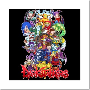 Chibi Dark Stalkers Cast Posters and Art